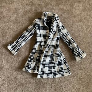 Black and White Winter Coat